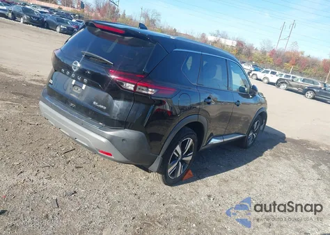 2021 Nissan Rogue Sl Intelligent Awd z USA, uszkodzony, nr VIN 5N1AT3CB9MC789503